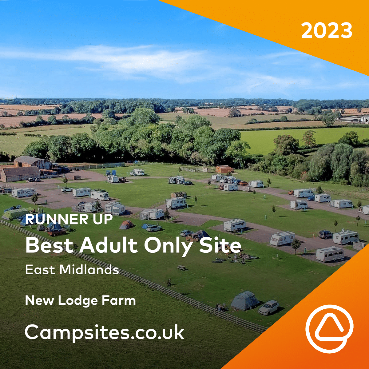 Campsites.co.uk East Midlands Best Adult Site - Runners Up