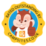 Rated Outstanding by Campsites.co.uk